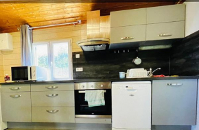 Chalet climatisé avec vue lac